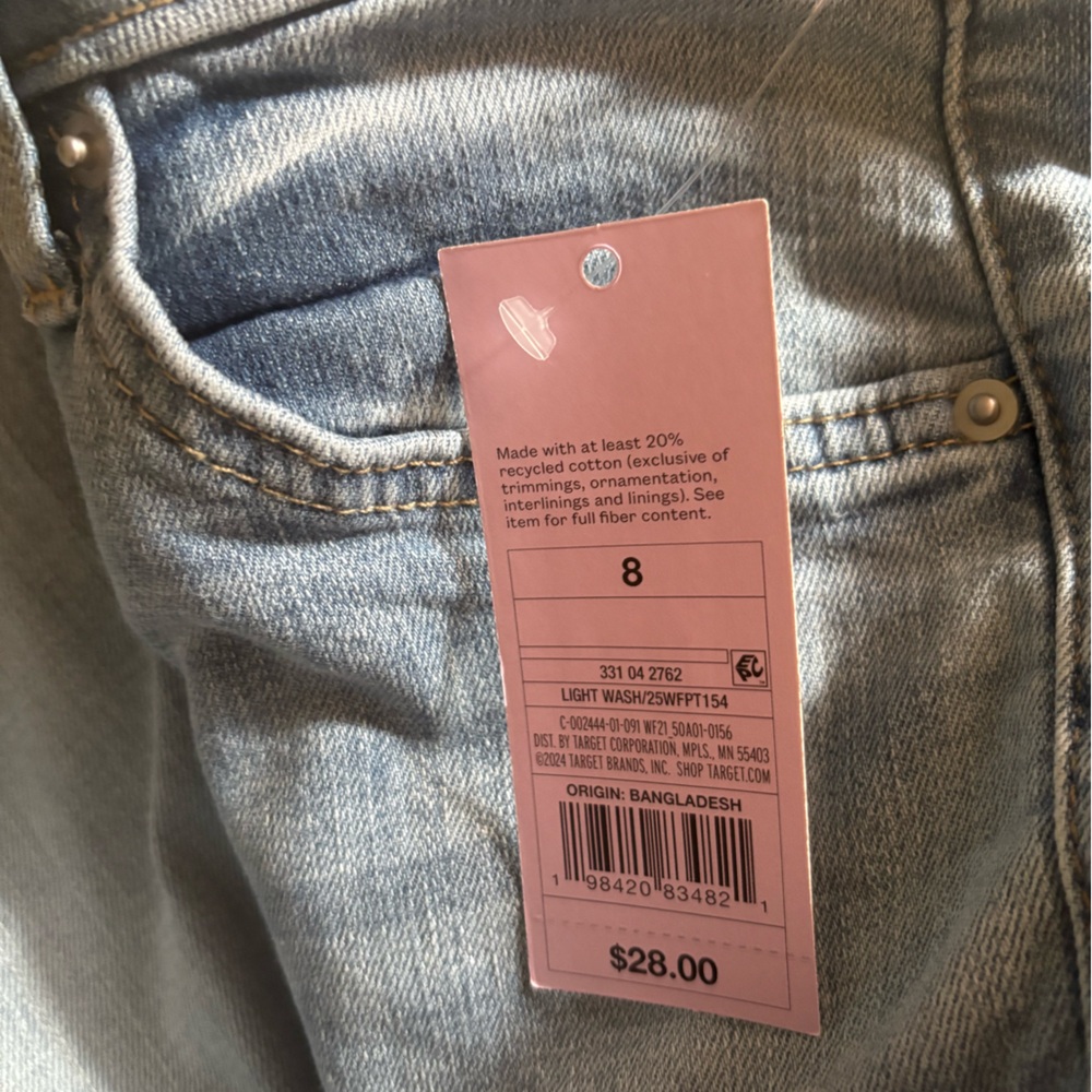 Flare Jeans, Light Wash, New with Tags - Picture 14 of 16